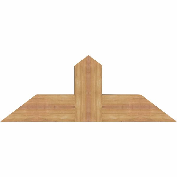 Ekena Millwork Portland Smooth Timber Gable Bracket, Western Red Cedar, 36"W x 13"H x 5 1/2"D x 5 1/2"F, 9/12 Pitch GBW036X13X0606POR00SWR - main